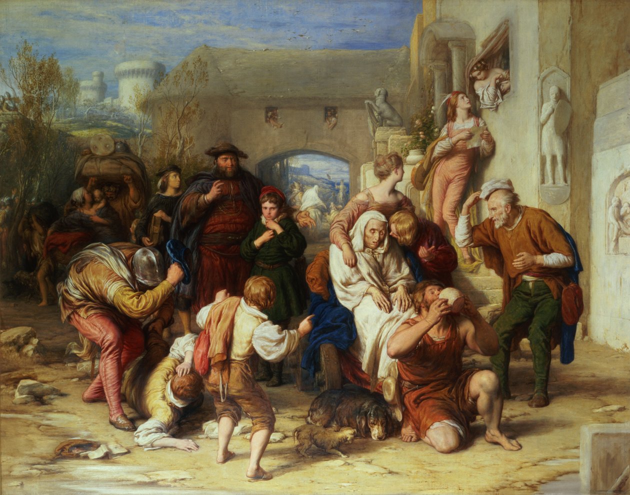 Menneskets syv aldre, 1835-8 (olje) av William Mulready