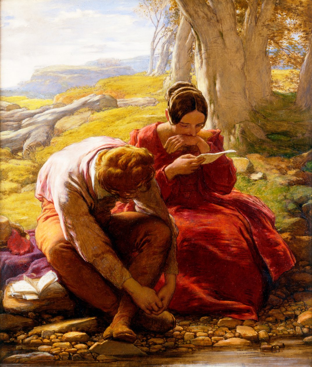 Sonetten, ca. 1839 av William Mulready