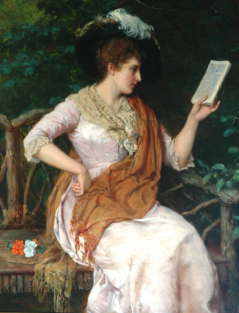 Portrett av en dame av William Oliver
