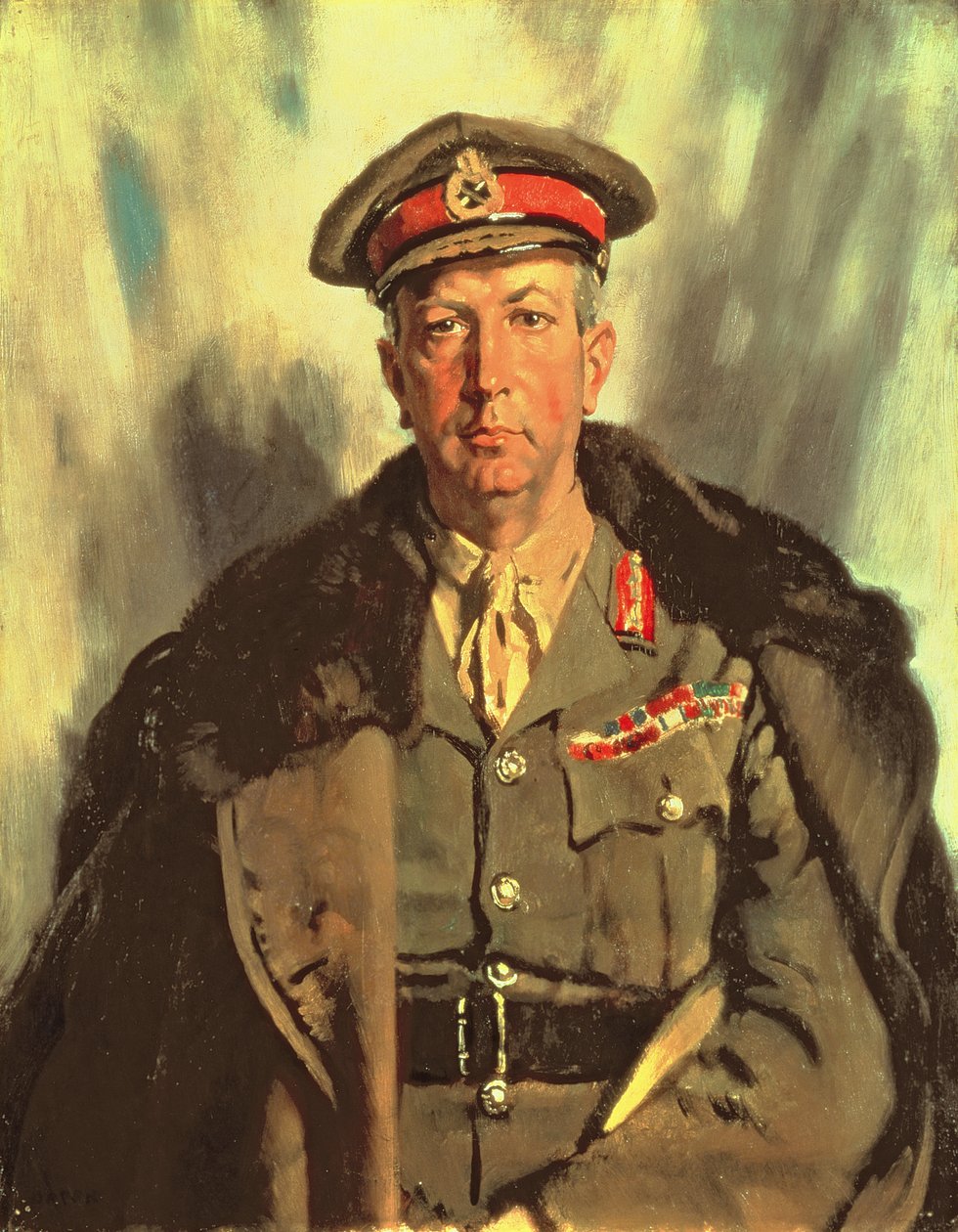 Generalløytnant Sir A.W. Currie (1875-1933) ca. 1918 av William Orpen