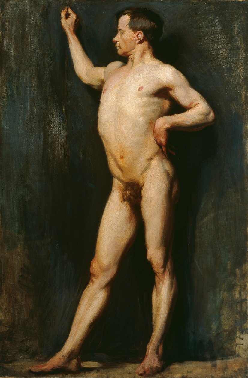 Mannsfigur stående, 1899 av William Orpen