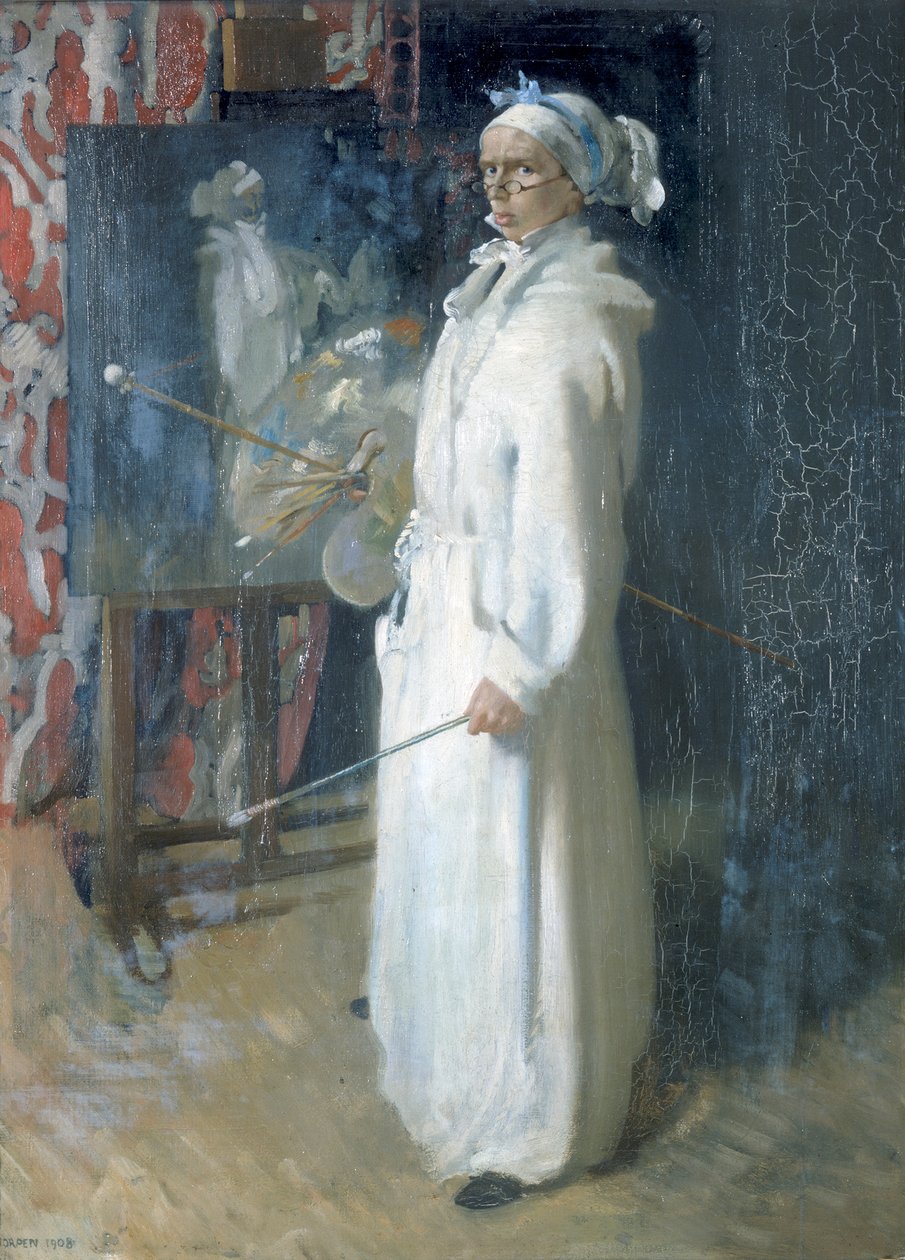 Portrett av kunstneren, 1908 av William Orpen