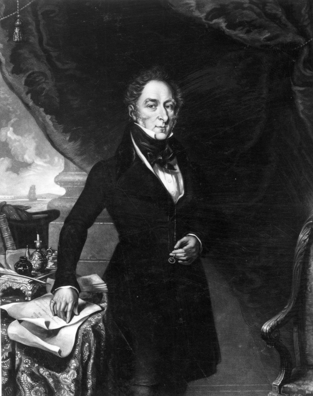 Sir George Staunton, 1839 av William Overend Geller