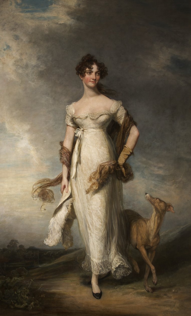 Georgiana Maria, Lady Leicester av William Owen