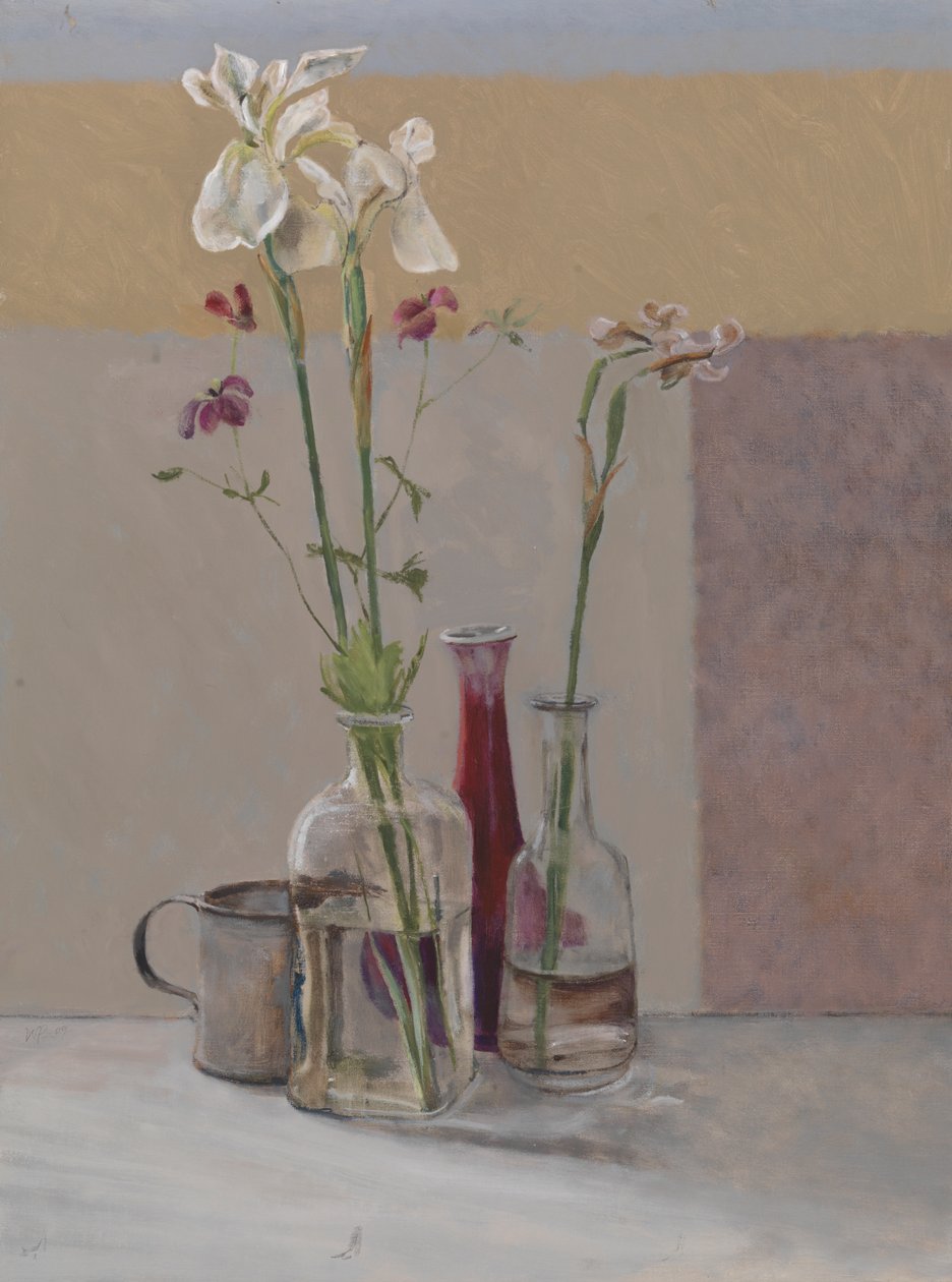 Høye hvite iriser, 2009 av William Packer