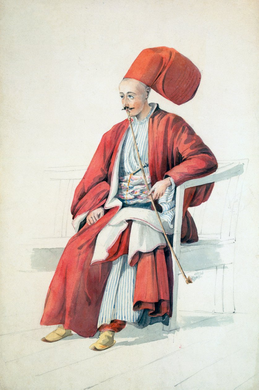En domstolstjenestemann eller tjener for sultanen, ca. 1810 av William Page