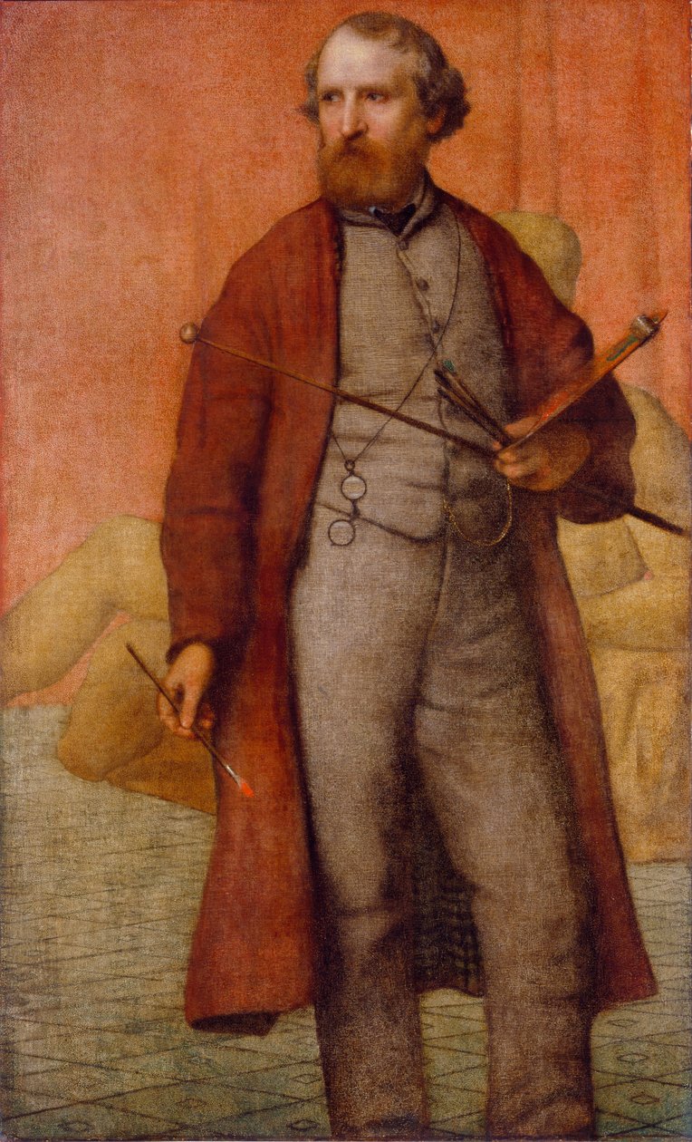 Selvportrett, ca. 1860 av William Page