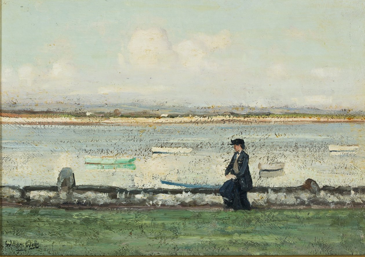 The Lune ved Sunderland Point av William Page Atkinson Wells