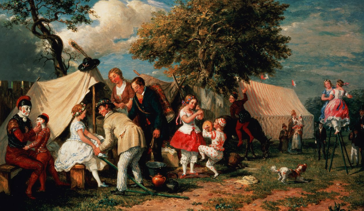 Akrobatenes leir, Epsom Downs av William Parrott