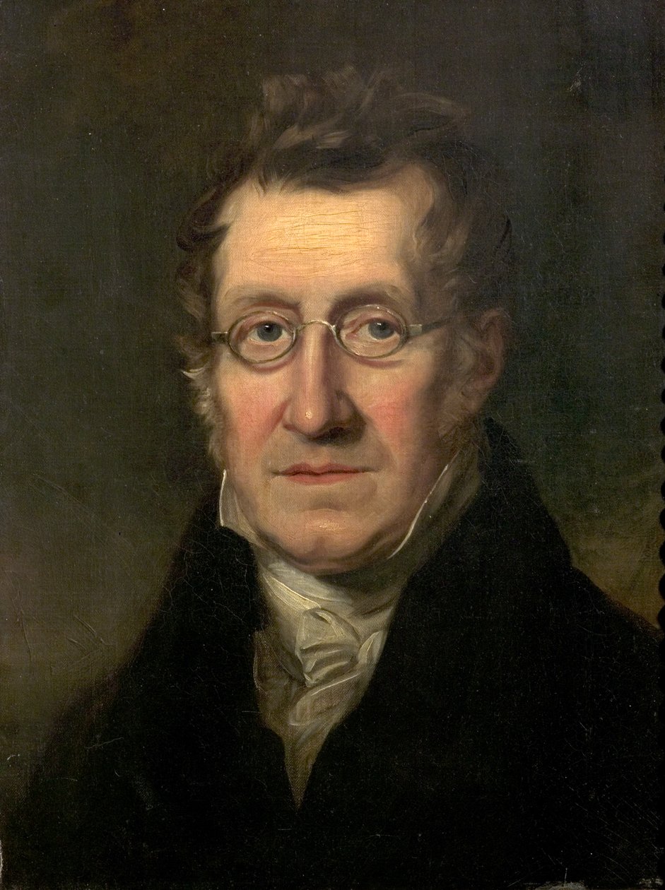 Selvportrett, ca. 1820 av William Payne