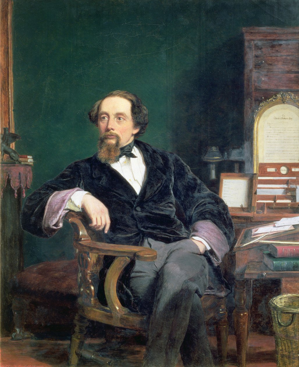 Portrett av Charles Dickens av William Powell Frith