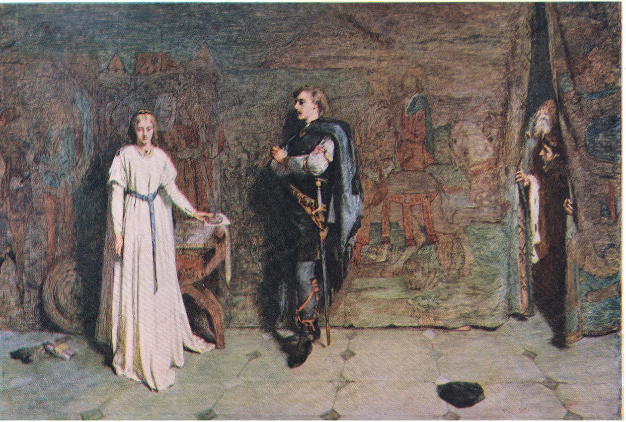 Hamlet og Ophelia av William Quiller Orchardson