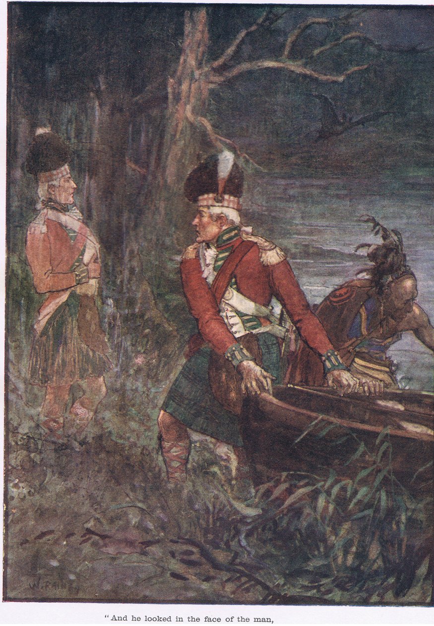 Og han så mannen i ansiktet og se! Ansiktet var hans eget av William Rainey