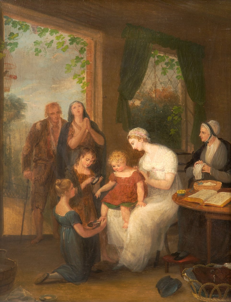 Velgjørenhet, ca. 1780-1828 av William Redmore Bigg