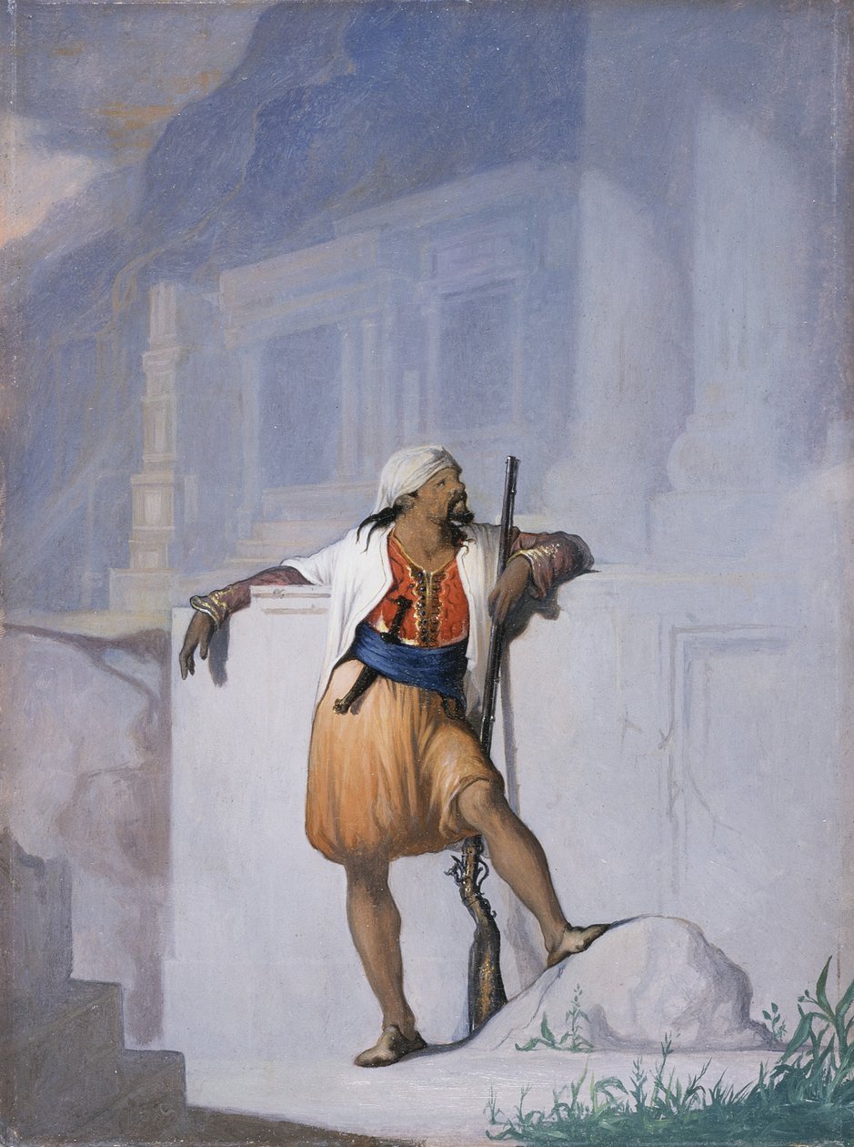 The Sentry, ca. 1872 av William Rimmer