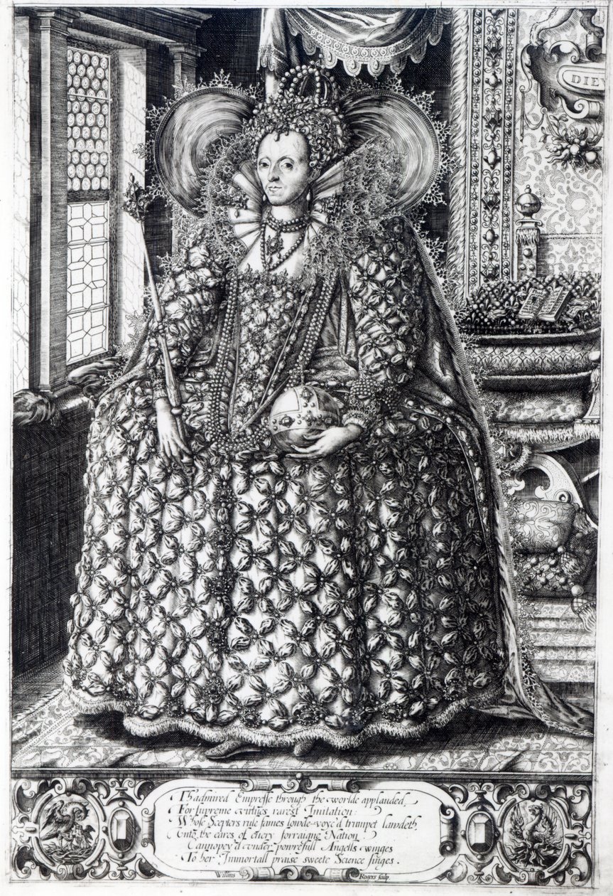 Portrett av dronning Elizabeth I av William Rogers