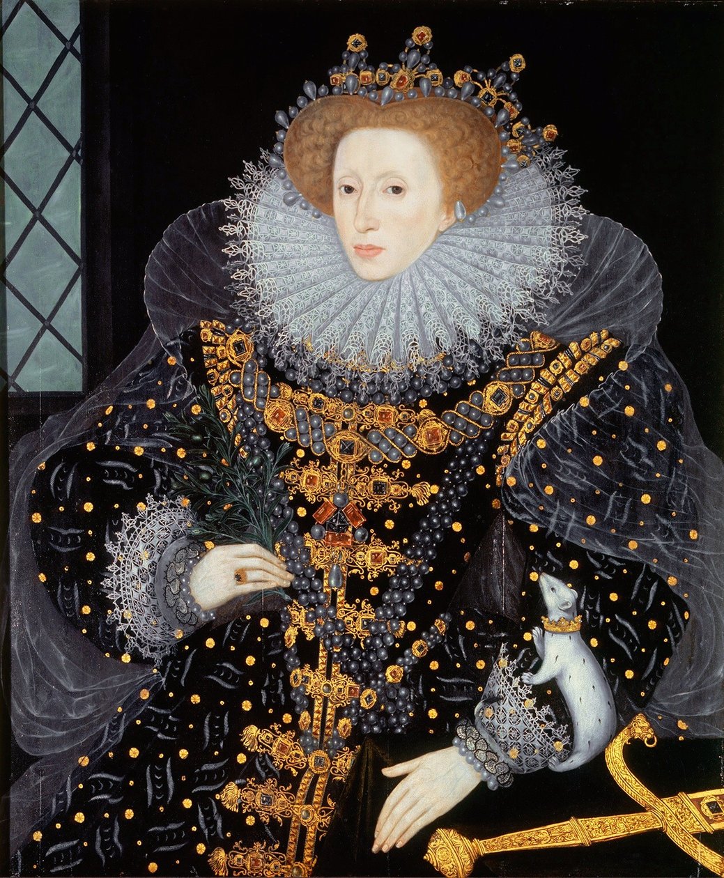 Ermineportret av Elizabeth I av England av William Segar