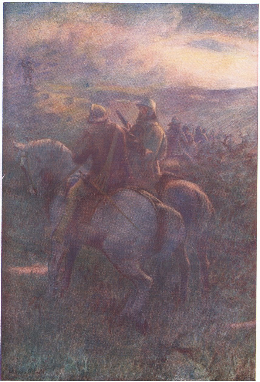 Vekteren kunne ikke la være å se dem, 1939 av William Sewell