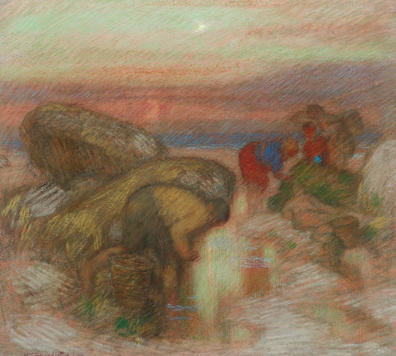 Blåskjellsamlerne, ca. 1906 av William Shackleton