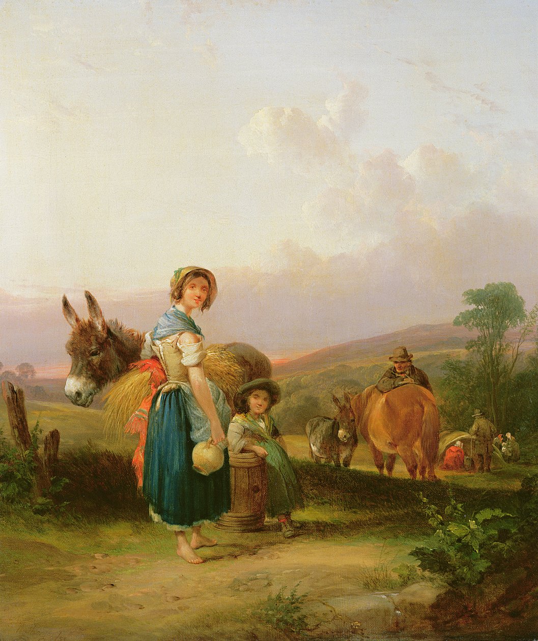 Sigøynere, 1855 av William Shayer