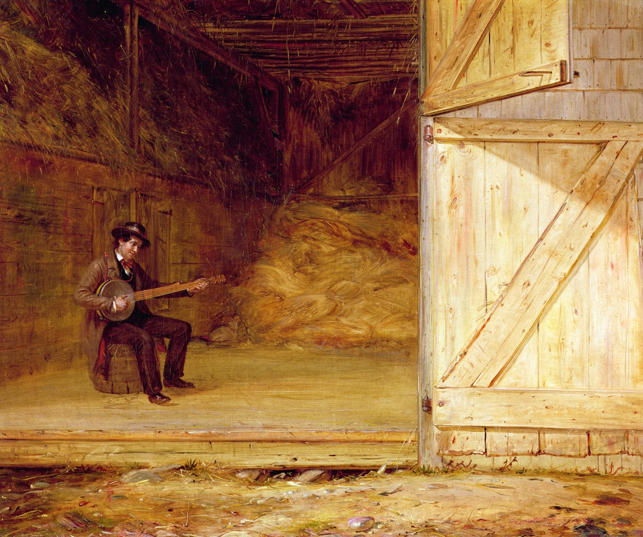 Banjospilleren, 1850-55 av William Sidney Mount
