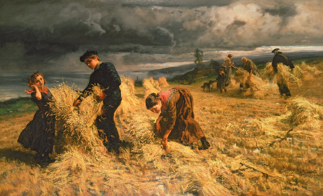 Etter stormen, 1877 av William Small