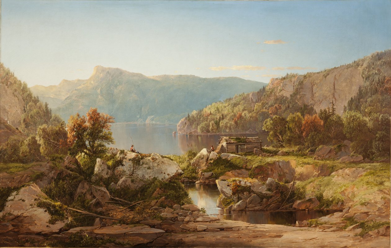 Høstmorgen på Potomac, ca. 1860-tallet av William Sonntag