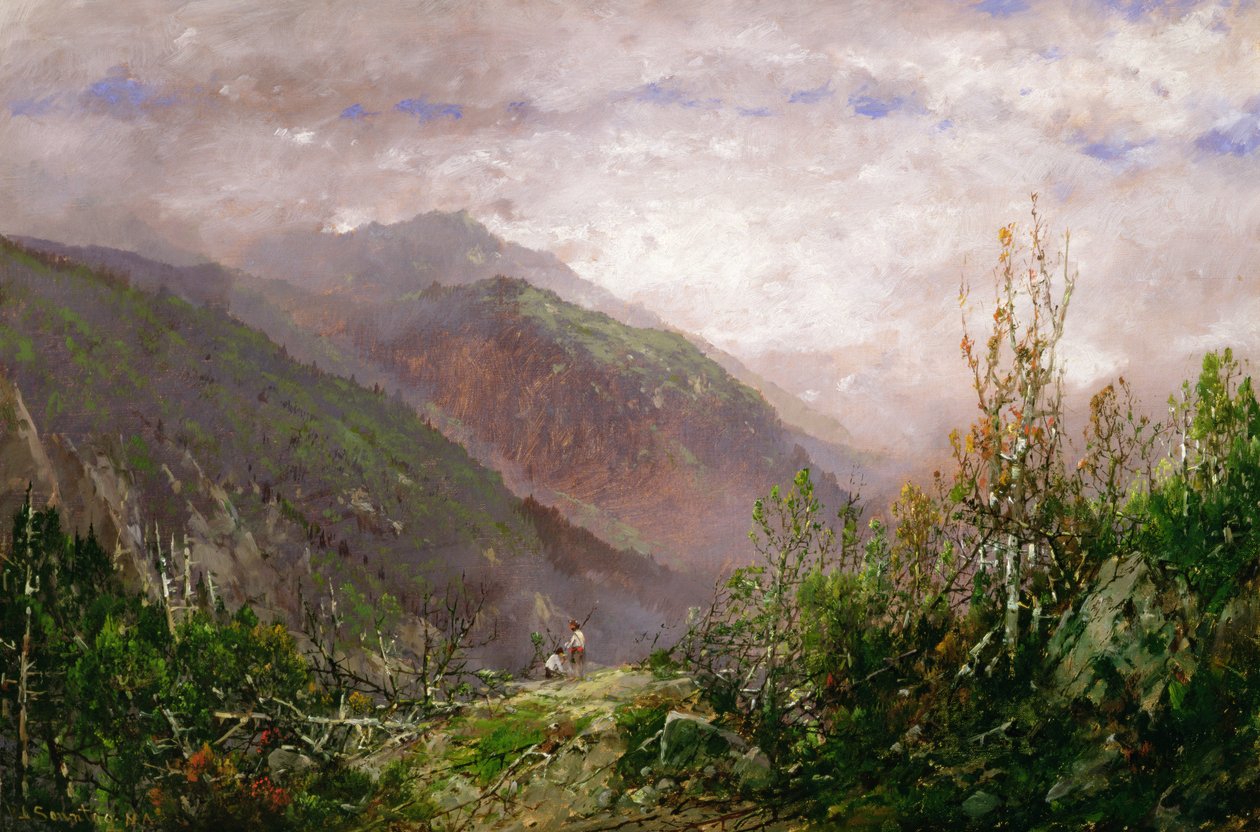 Scene i de hvite fjellene, ca. 1860-70 av William Sonntag