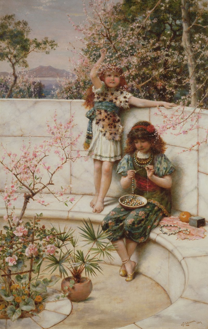 Tidlig vårblomst, 1889 av William Stephen Coleman