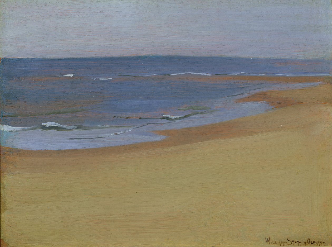 Turkis hav (panel) av William Edward Stott