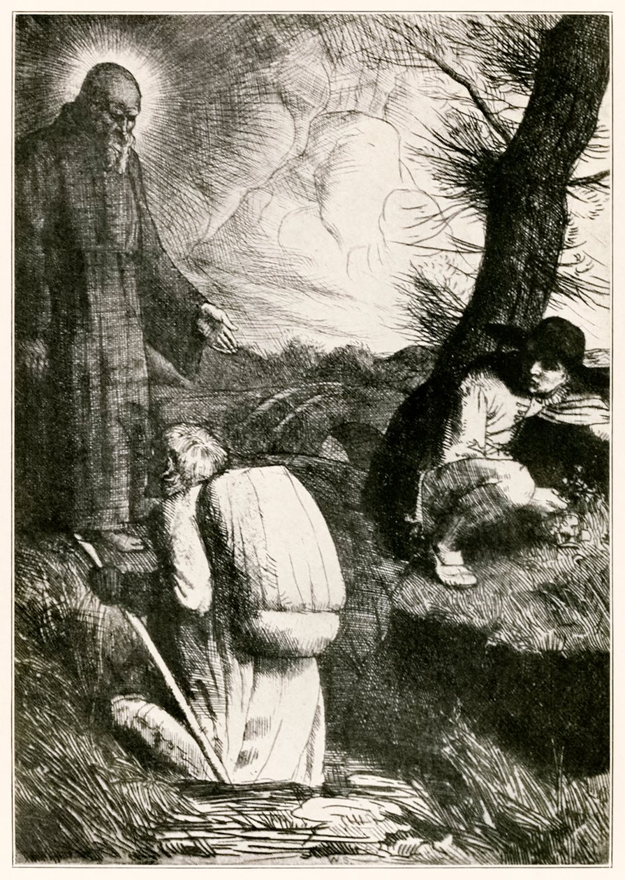 "Christian is troubled" frontispice fra "The Pilgrim