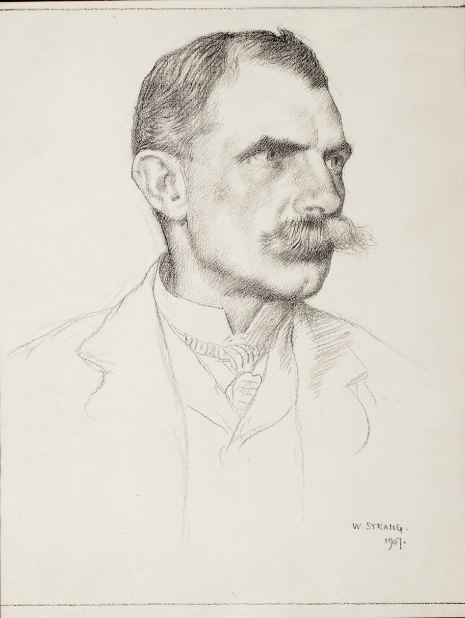 Edward Shroder Prior (1852-1932) arkitekt, 1907 av William Strang