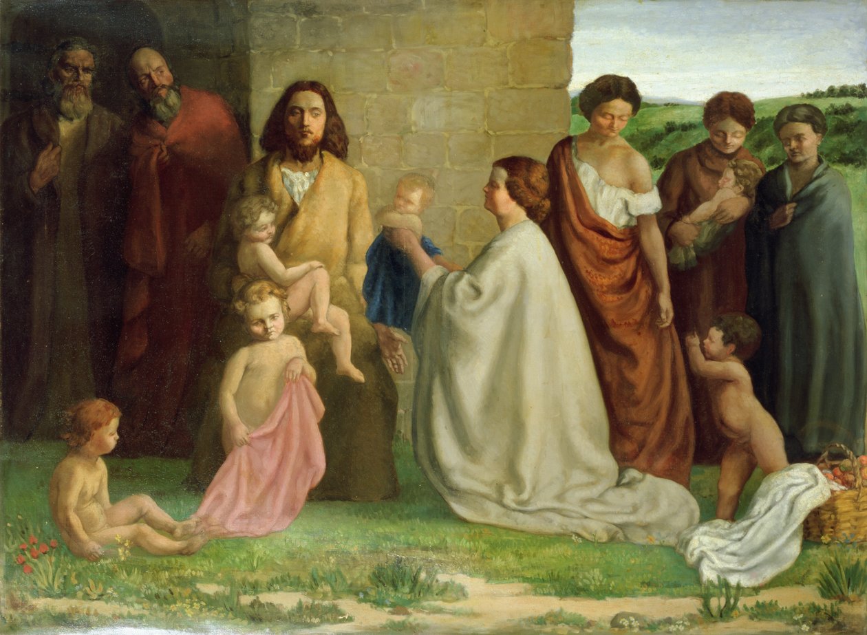 'La små barn komme til meg', 1905 av William Strang