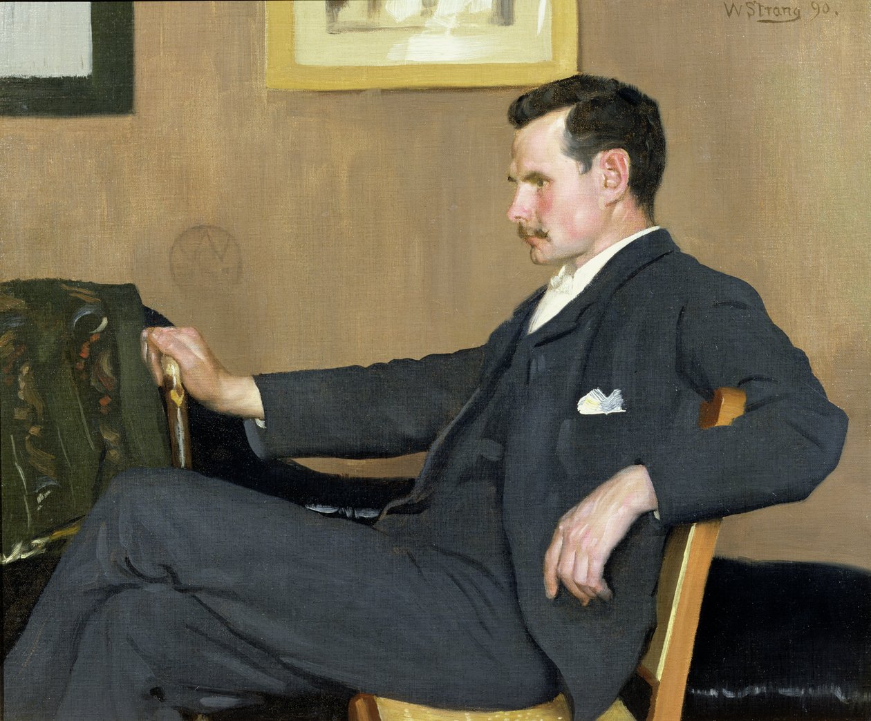 Mannen i den grå drakten, 1890 av William Strang