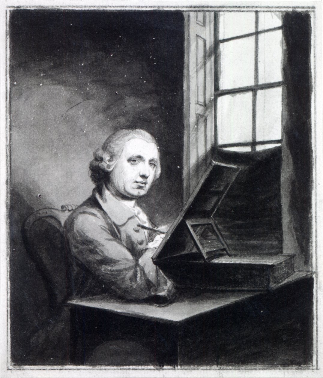 Selvportrett av William Stukeley
