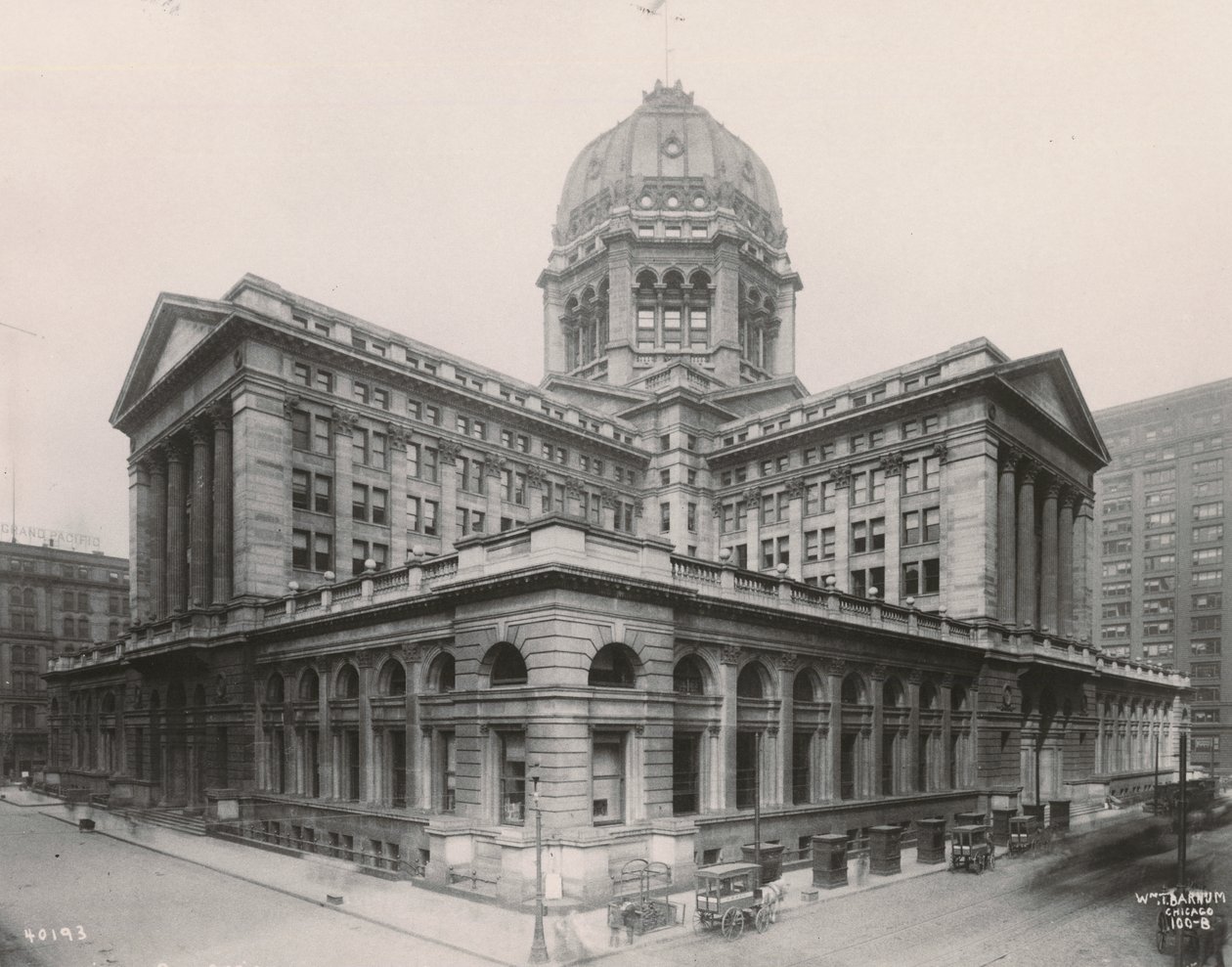 Utsikt over Chicago Federal Building, 1906 av William T. Barnum