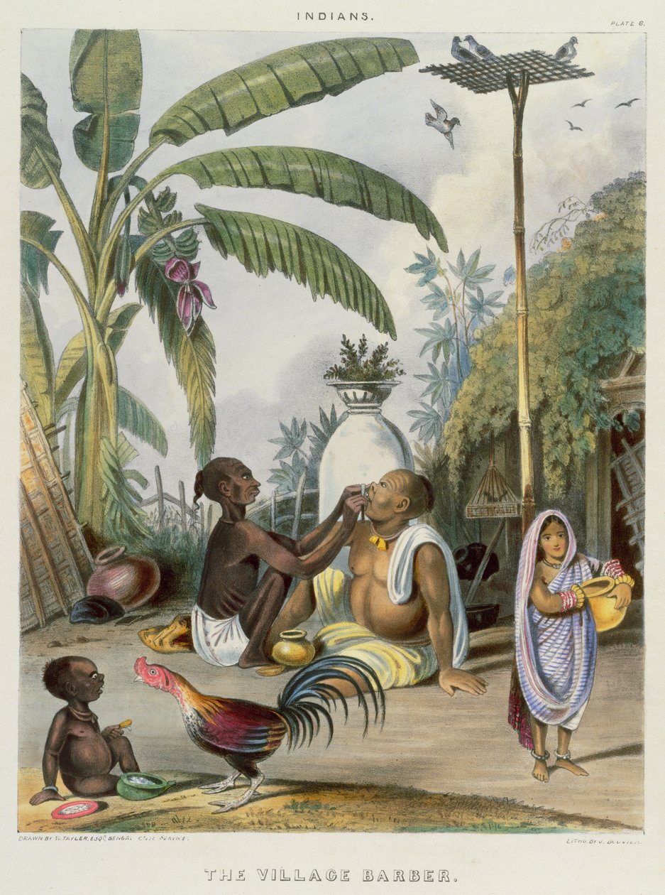 The Village Barber, plate 6 fra 