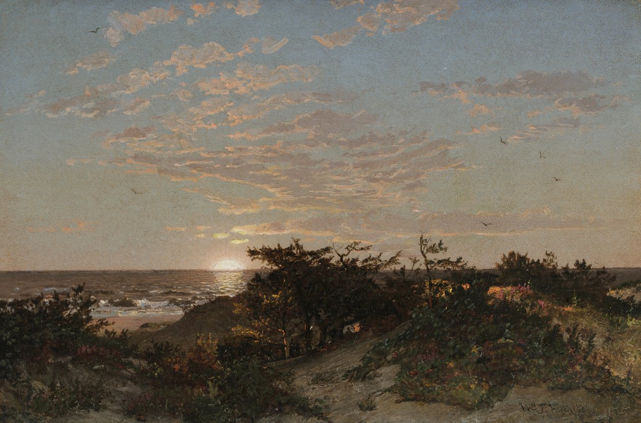 Landskap, 1862 (olje på papp) av William Trost Richards