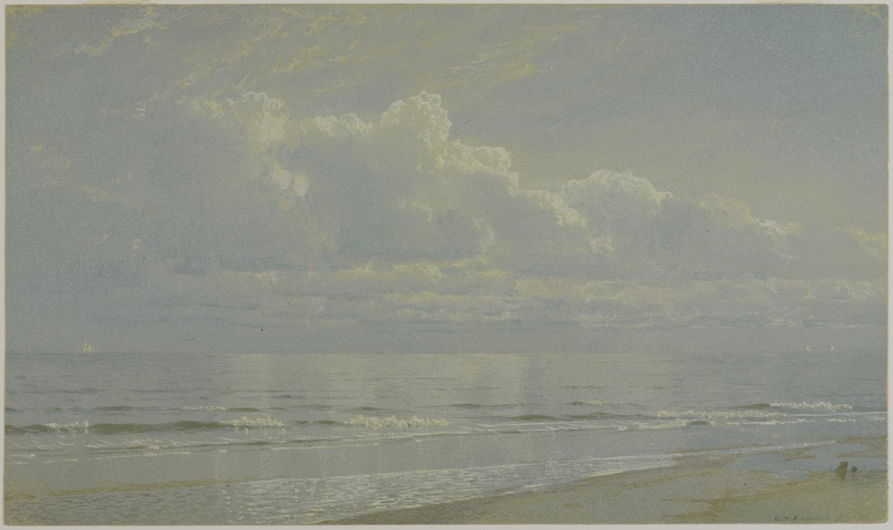 Thunderheads at Sea: The Pearl, 1871 (wc på papir) av William Trost Richards