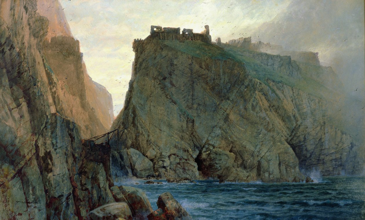 Tintagel på den korniske kysten av William Trost Richards