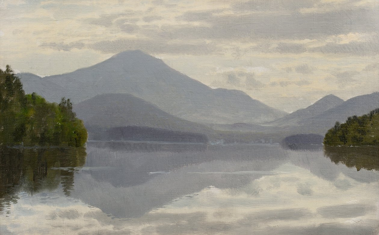 Whiteface Mountain, Lake Placid, ca. 1877 av William Trost Richards