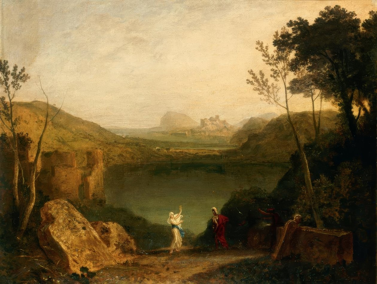 Aeneas og Sibylla, Avernussjøen av Joseph Mallord William Turner