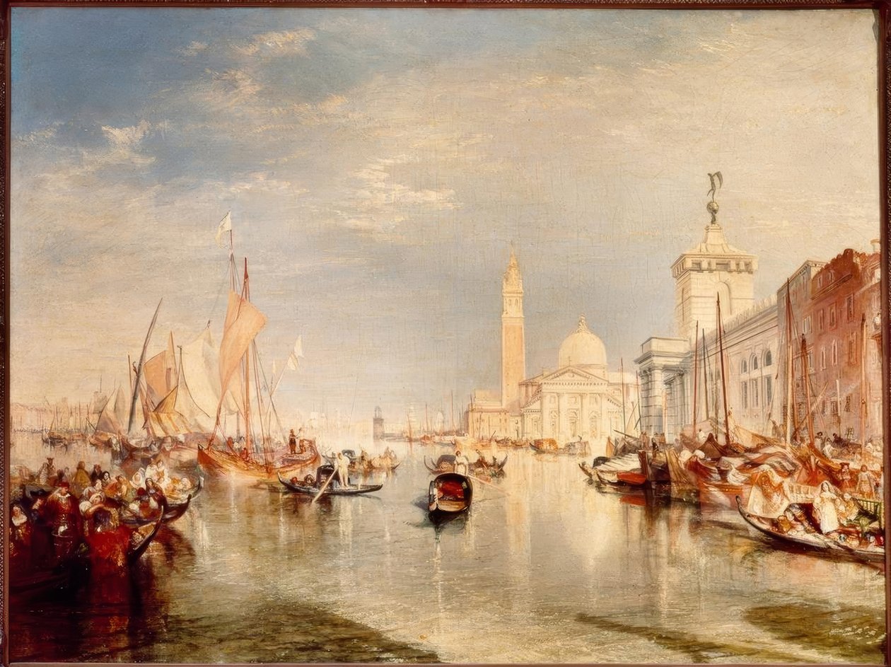 Tollvesenet og San Giorgio Maggiore av Joseph Mallord William Turner