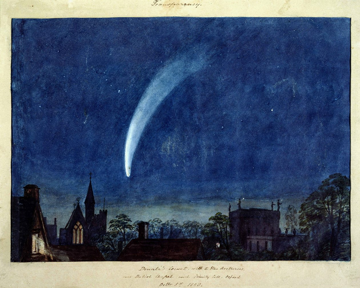 Donatis komet, 1858 av Joseph Mallord William Turner