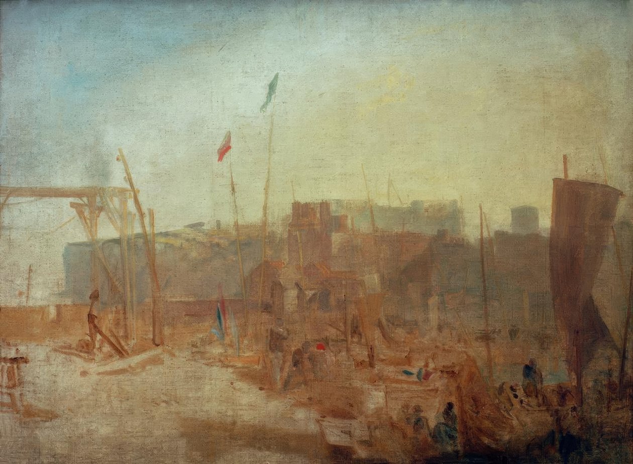 Margate, solnedgang av Joseph Mallord William Turner