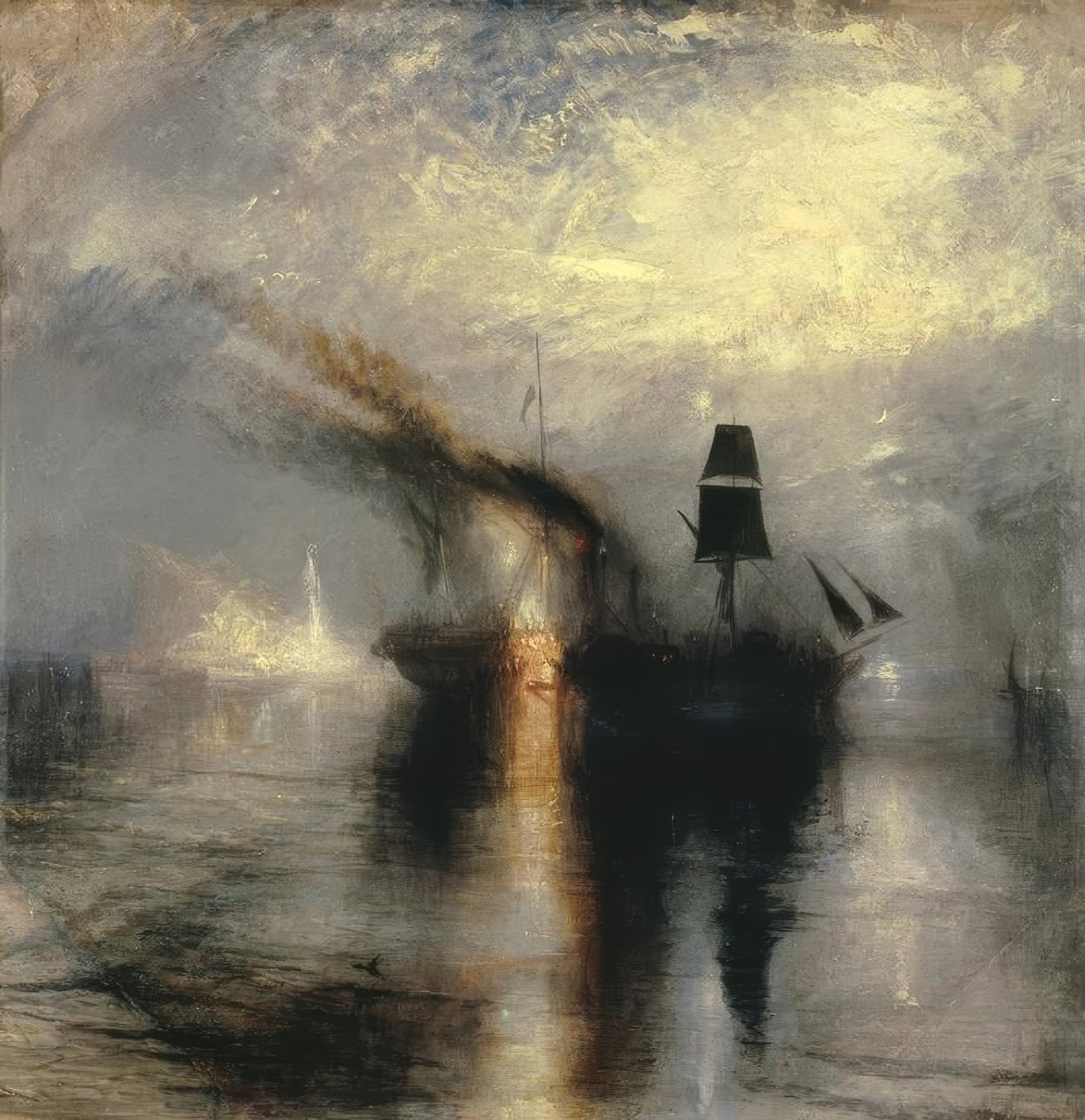 Fred – begravelse til sjøs av Joseph Mallord William Turner