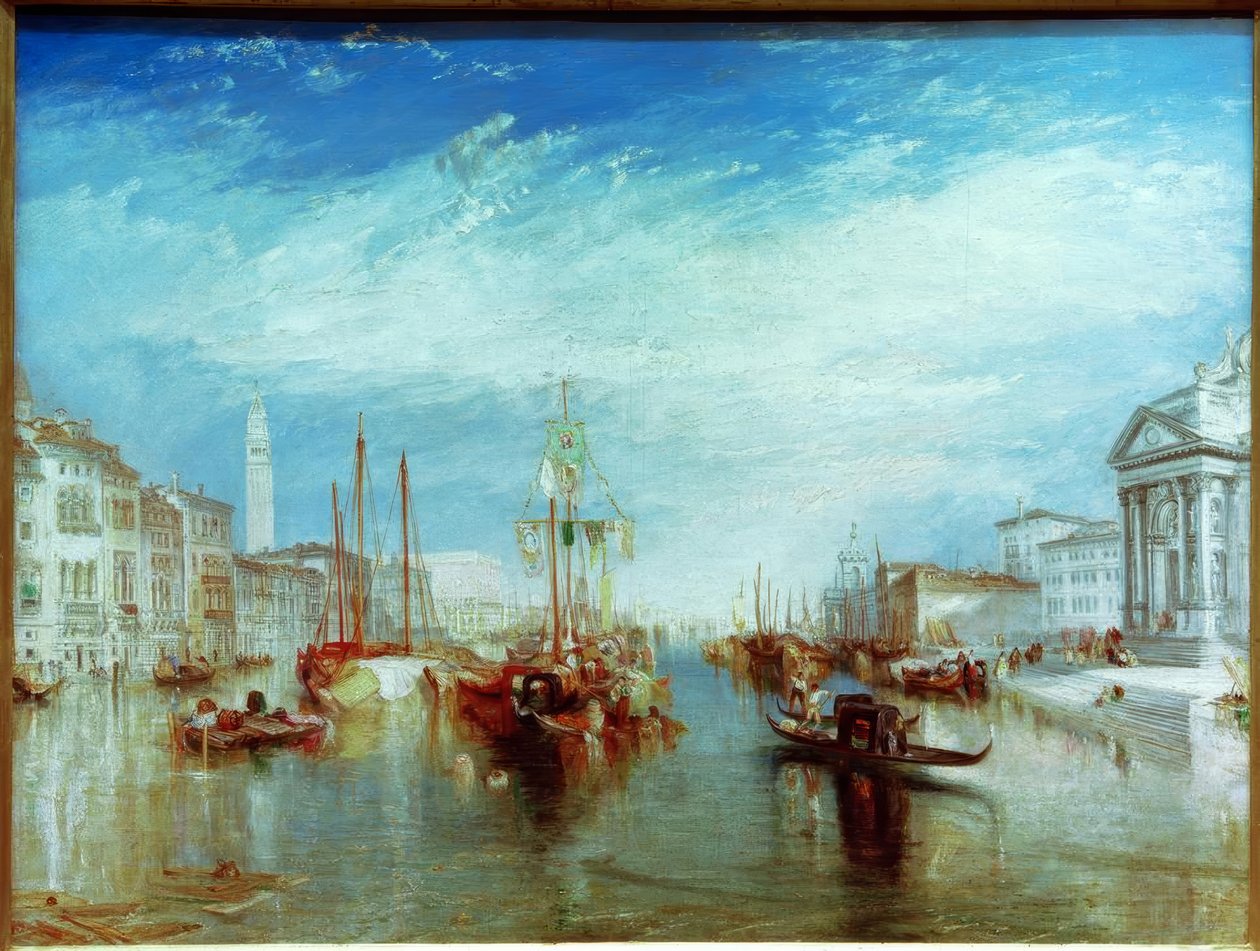 Venezia, fra verandaen til Madonna della Salute av Joseph Mallord William Turner