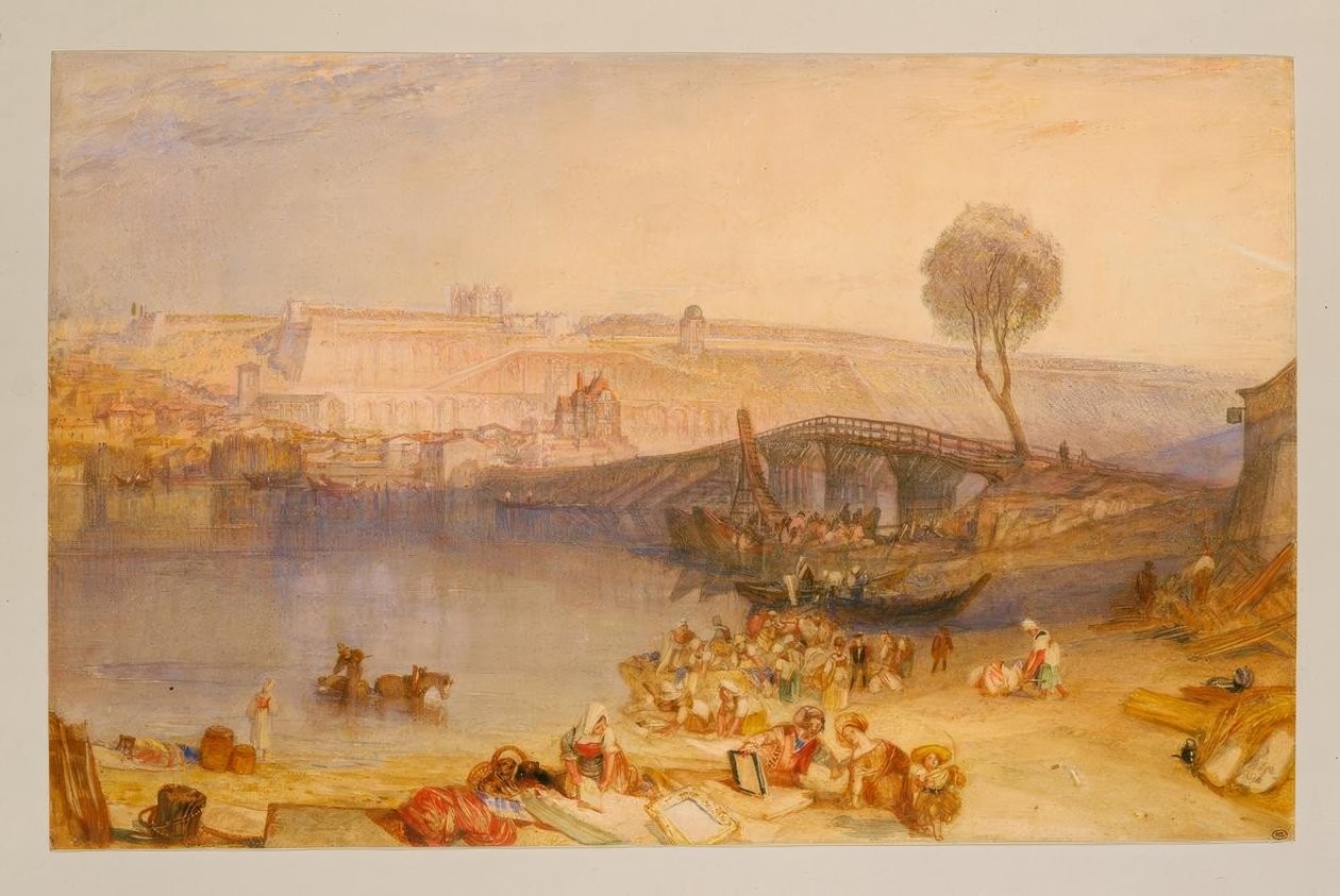 Utsikt over slottet St. Germain-en-Laye av Joseph Mallord William Turner