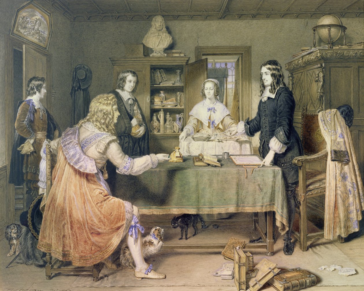 The Temptation of Andrew Marvell, 1860 av William Vandyke Patten