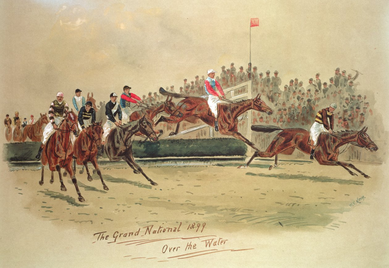 The Grand National, Over vannet, 1899 av William Verner Longe